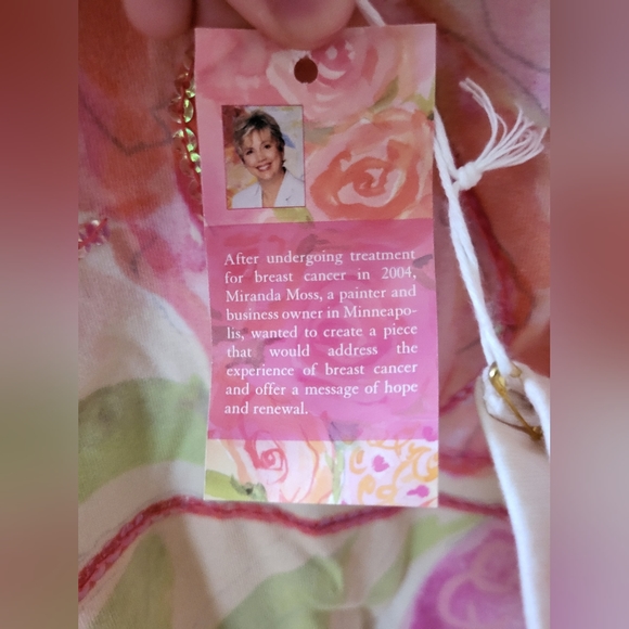 NWT Marshall Field’s Pastel “Painted” 3/4 Sleeve Shirt Sz XXL - Picture 3 of 5